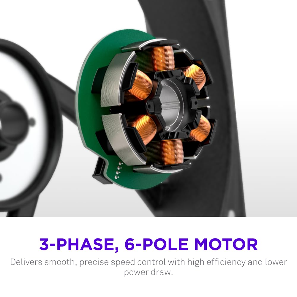 Thumbnail 6 de NZXT F360X Performance Single-Frame Fan — 3x 120mm PWM RGB Fans