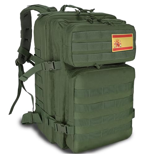 Detalle de HEMSO Mochila Militar 45L Impermeable: versátil, resistente y preparada para outdoor