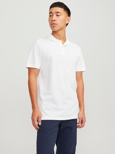 Thumbnail 1 de JACK & JONES Jjebasic Polo SS Noos - Polo Hombre Blanco Slim Fit (Talla M)