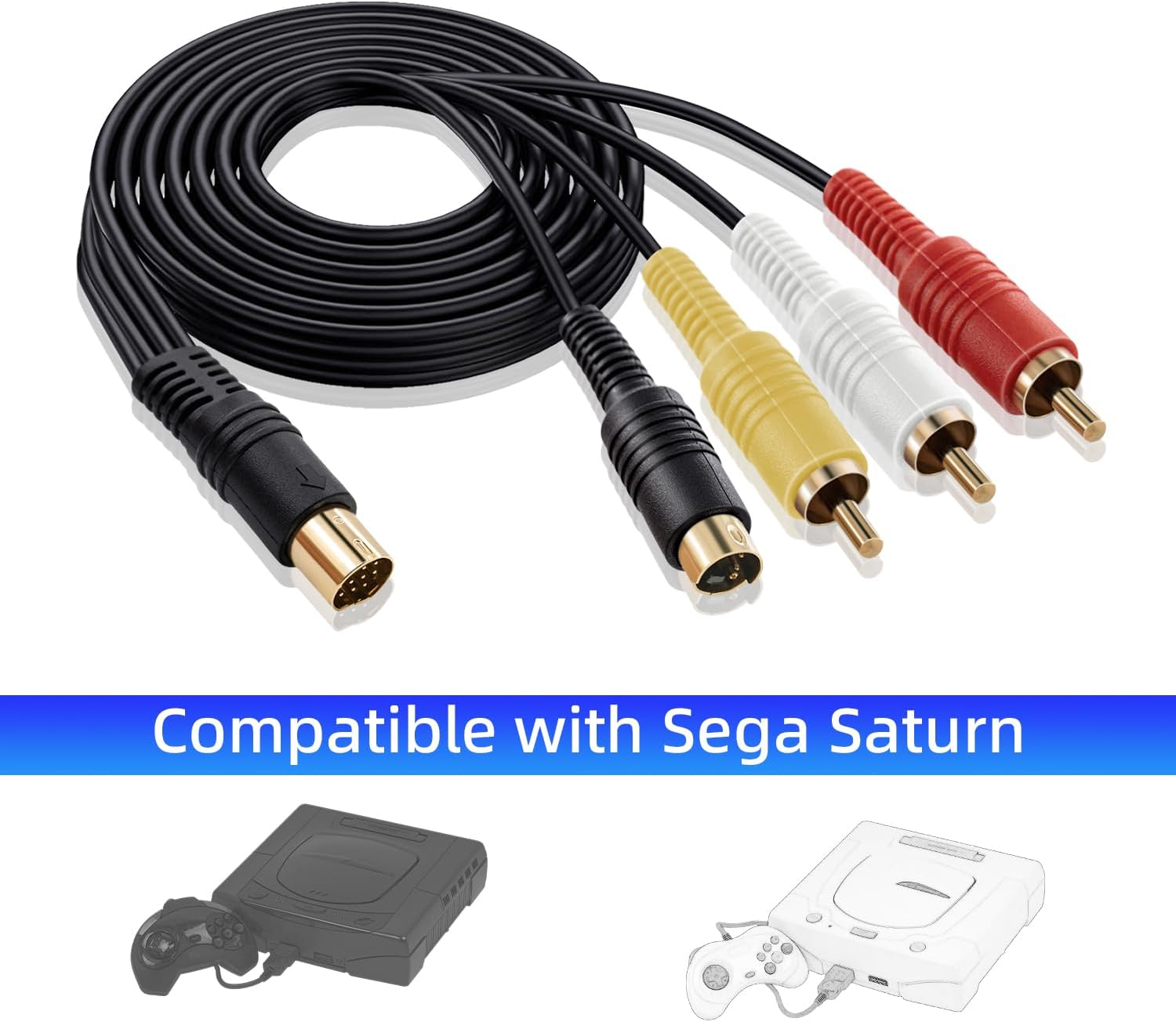 Detalle 2 de Mcbazel Cavo adattatore Sega Saturn 180 cm