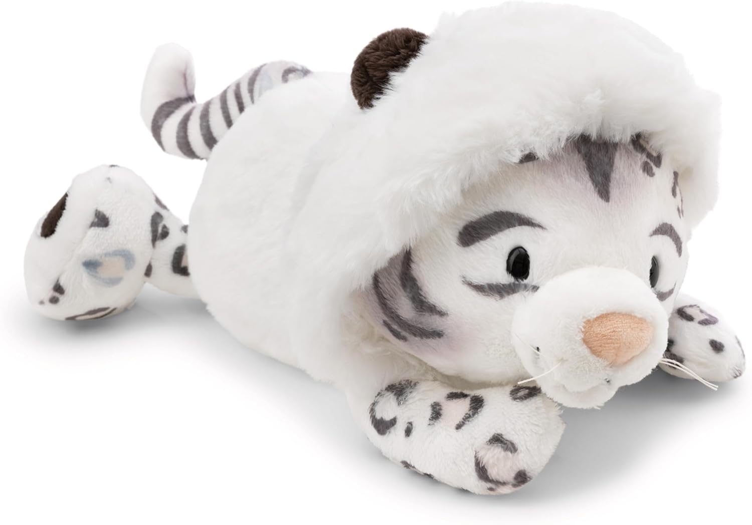 Detalle de NICI Kuscheltier Schneeleopard Eleni Snowbell 45cm – weiß | Weiches Plüschtier zum Kuscheln & Schenken