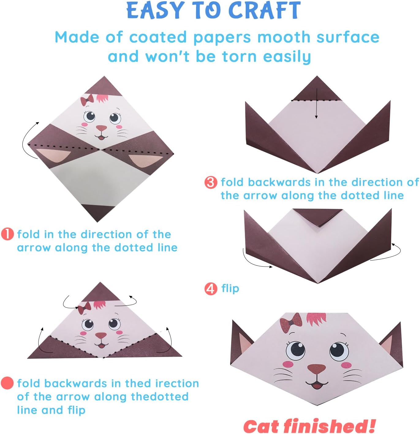 Thumbnail 4 de Origami Kit for Kids, 212 Sheets