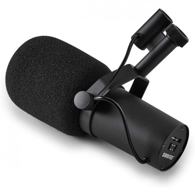 Detalle 2 de Shure SM7B micrófono dinámico cardioide de estudio para locución y voces