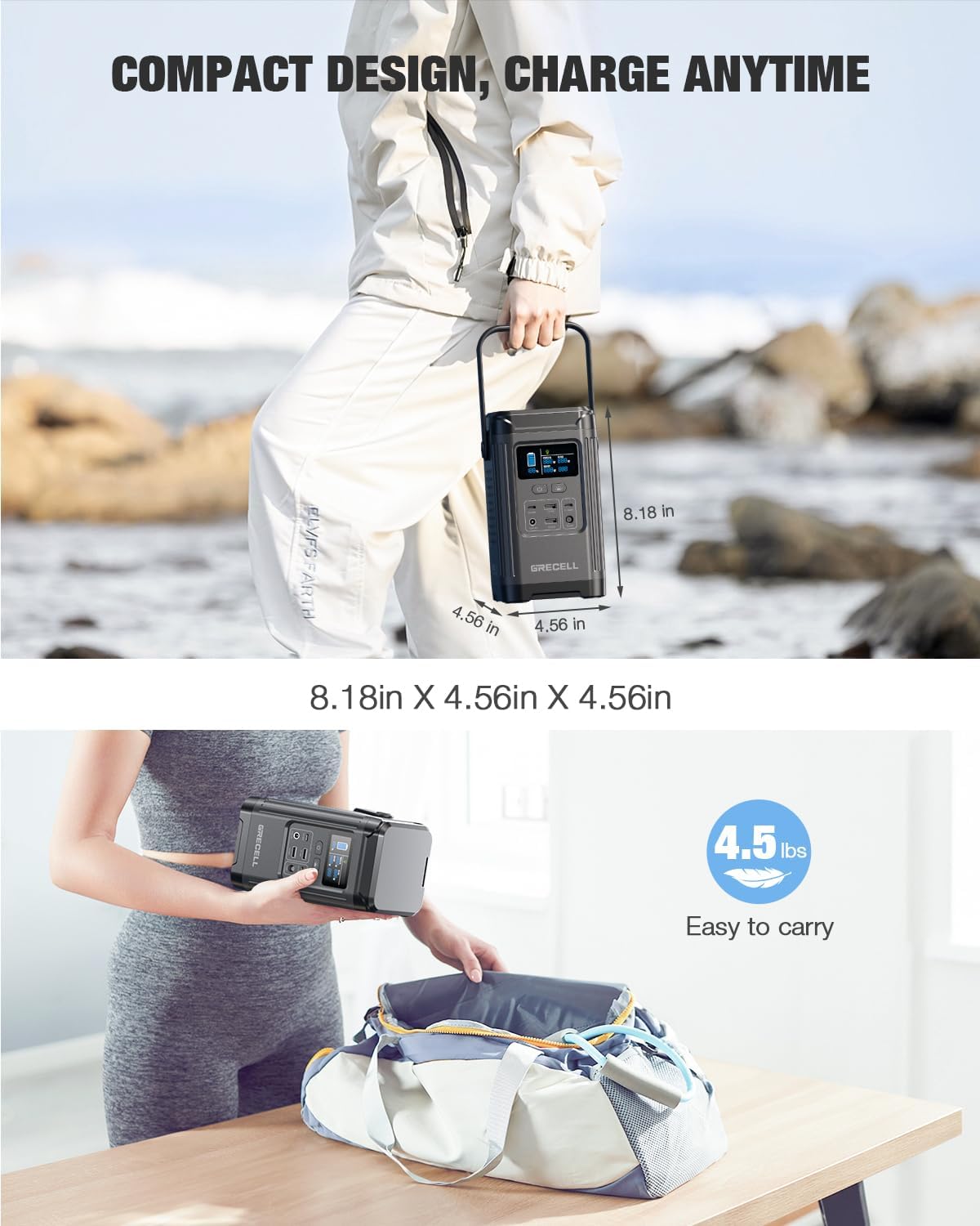 Thumbnail 6 de GRECELL Portable Power Station 153.6Wh