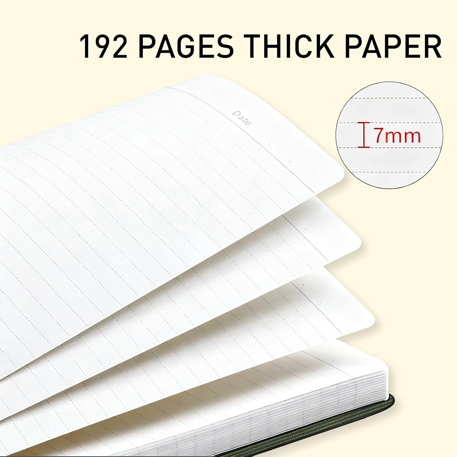 Thumbnail 1 de XLOXFU A5 lined journal notebook 14.5 x 21cm
