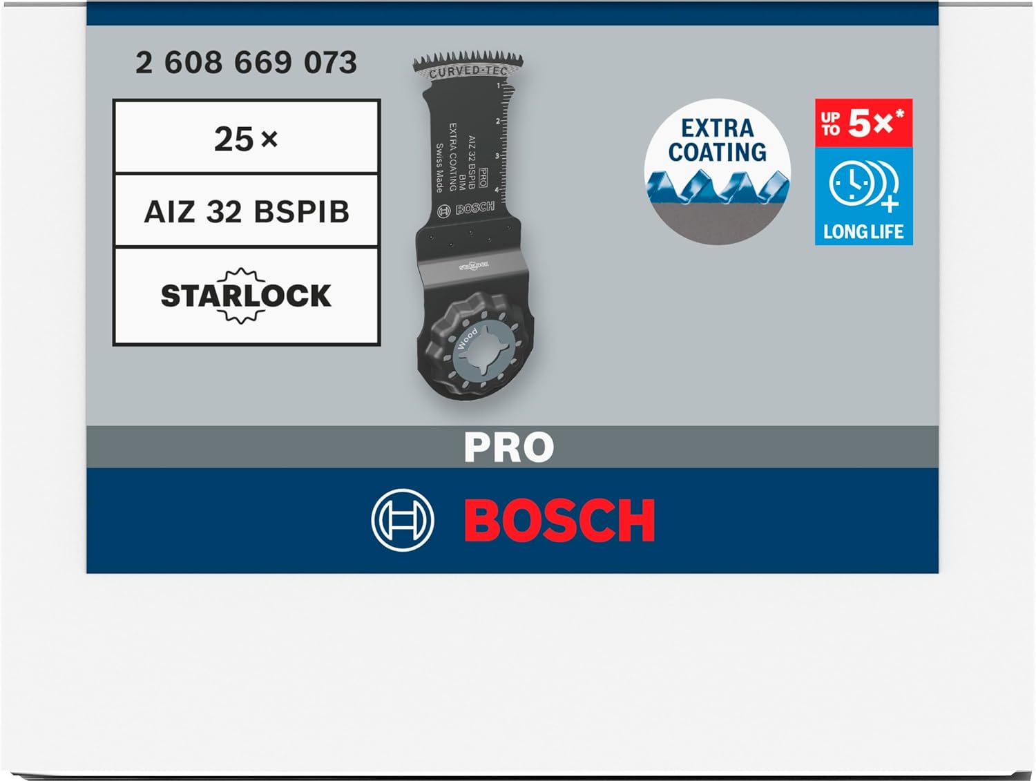 Detalle 2 de Bosch PRO AIZ 32 BSPIB – Lame multi-matériaux 32 mm pour outil multifonctions