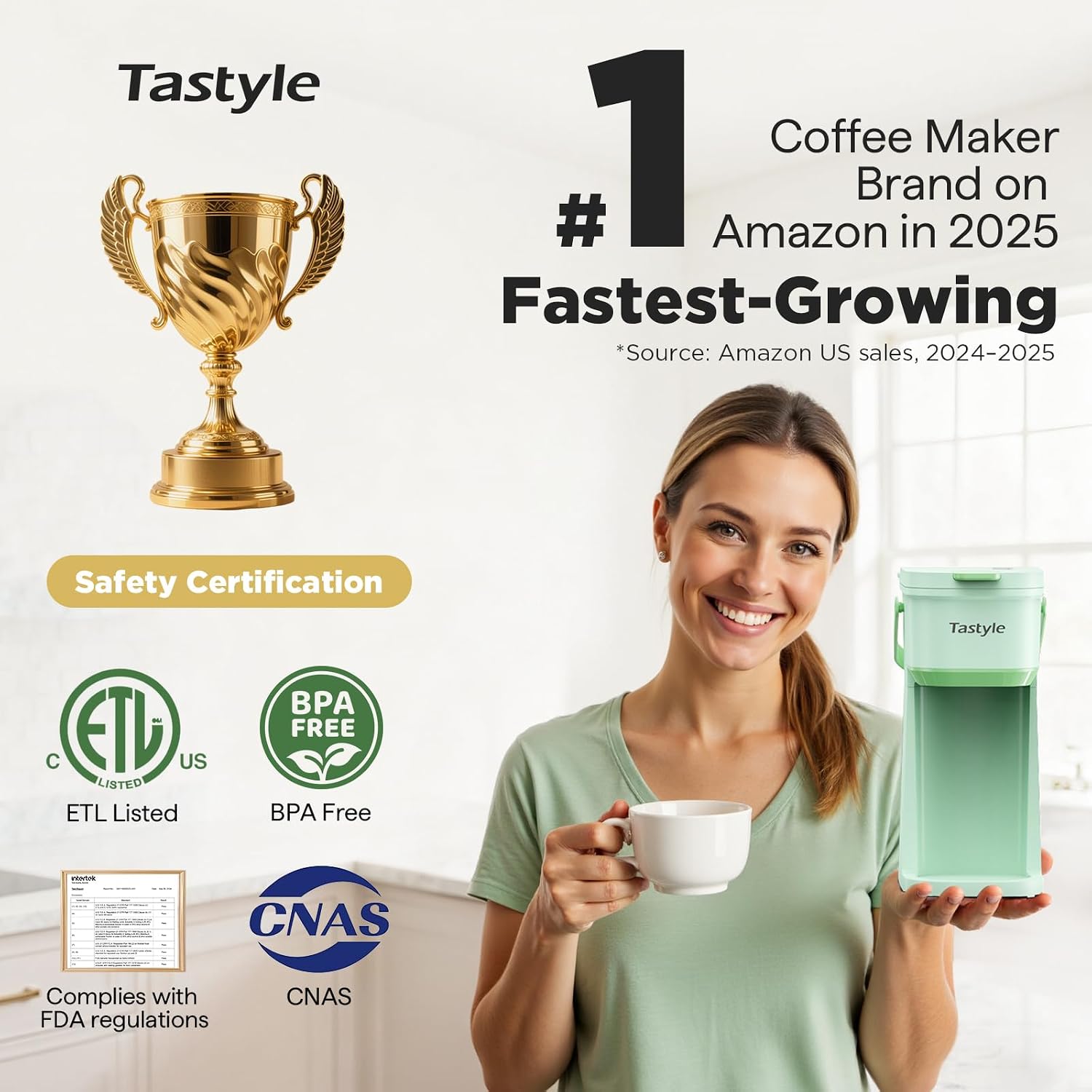 Thumbnail 2 de Tastyle One Cup Coffee Maker Oasis