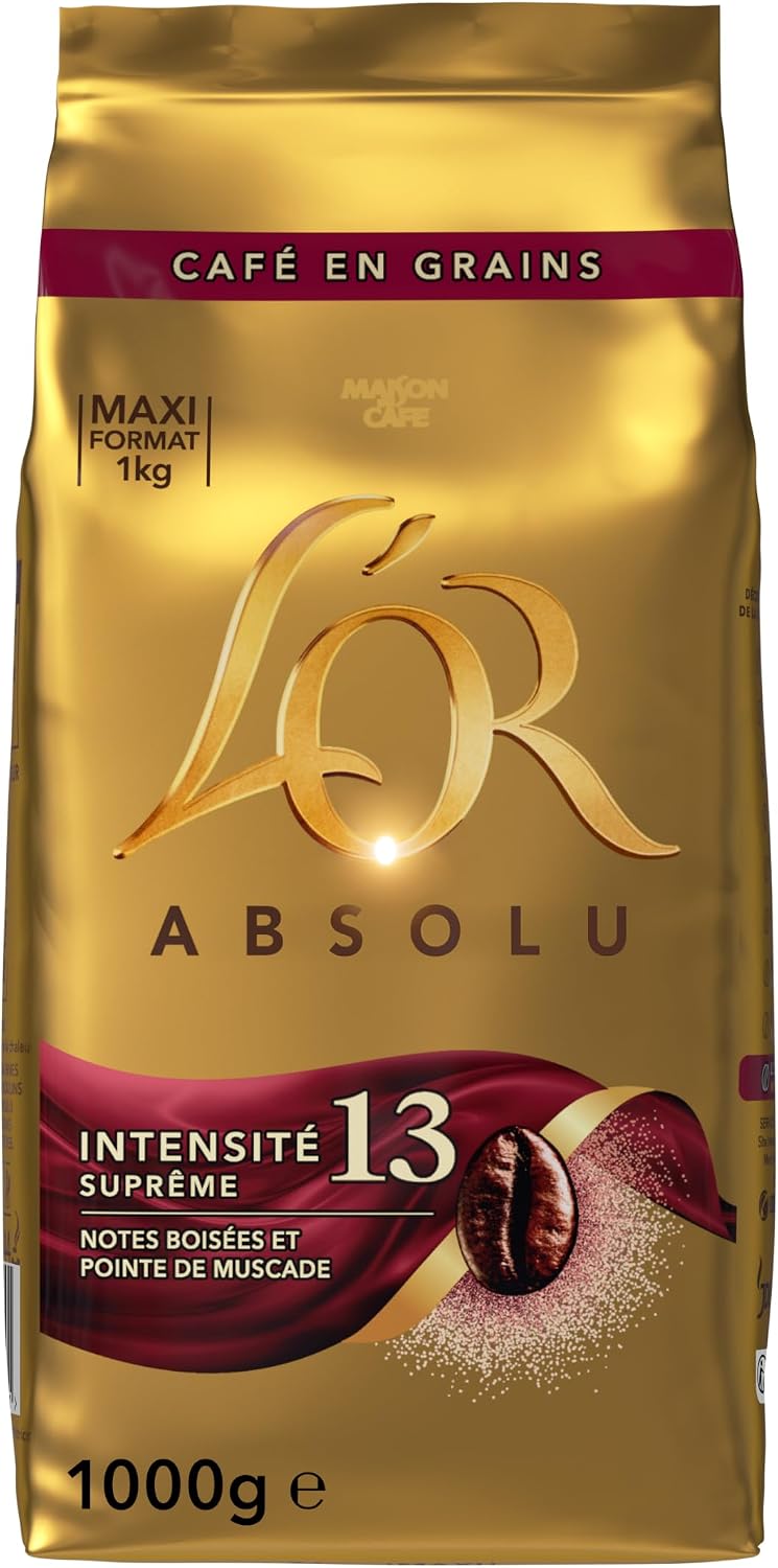 Thumbnail 4 de L'OR Absolu Café en Grains 1 Kg Intensité 10