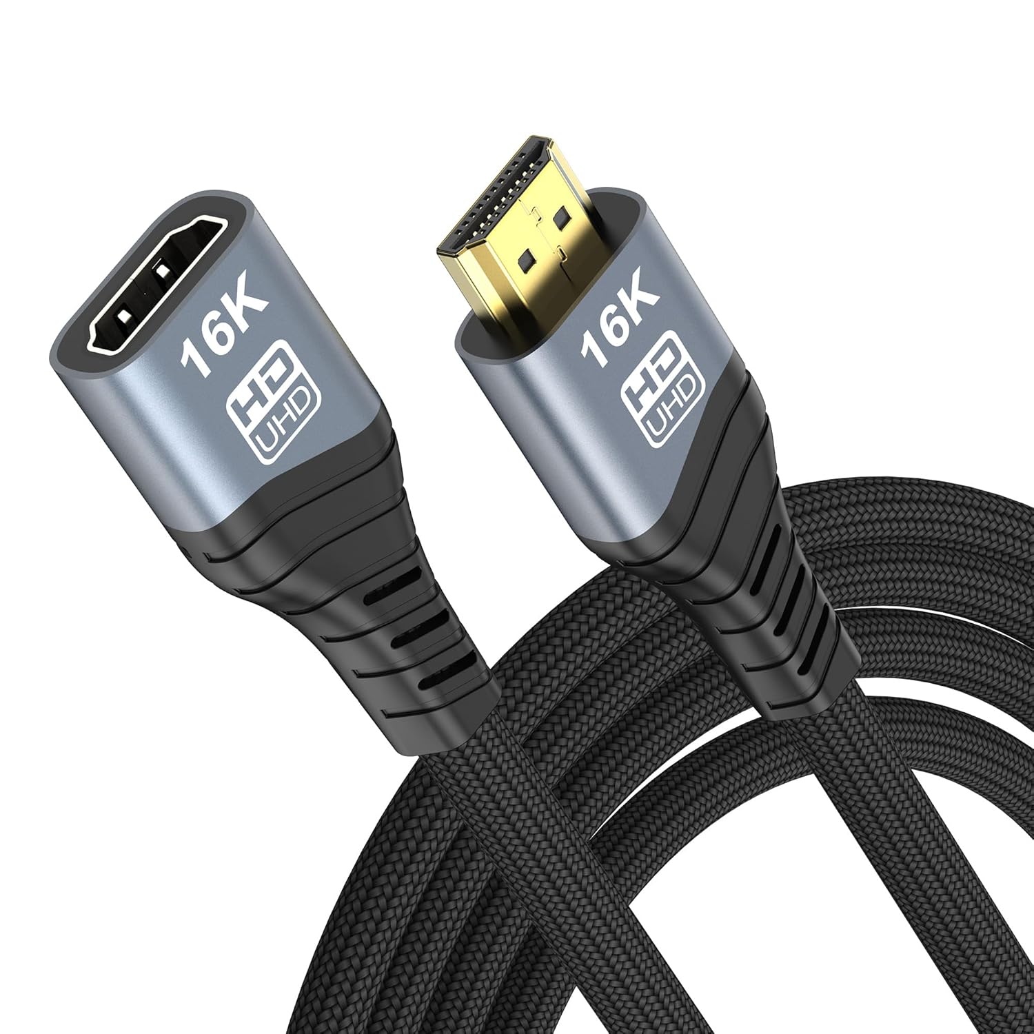 Detalle de 16K 10K 8K HDMI2.2 Extension Cable: HDMI Male to Female Extender 1M