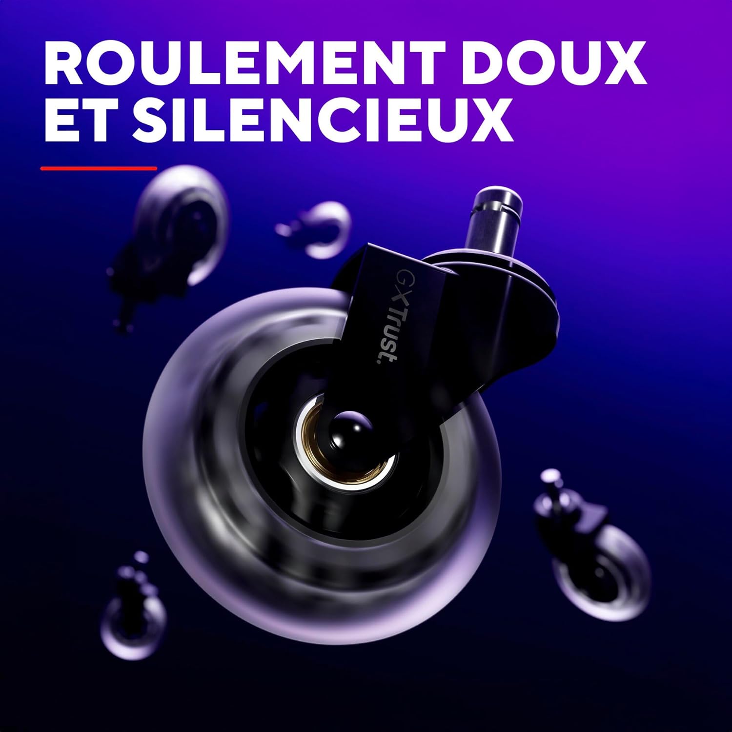 Thumbnail 2 de GXTrust 702 Roulette 75 mm pour chaise