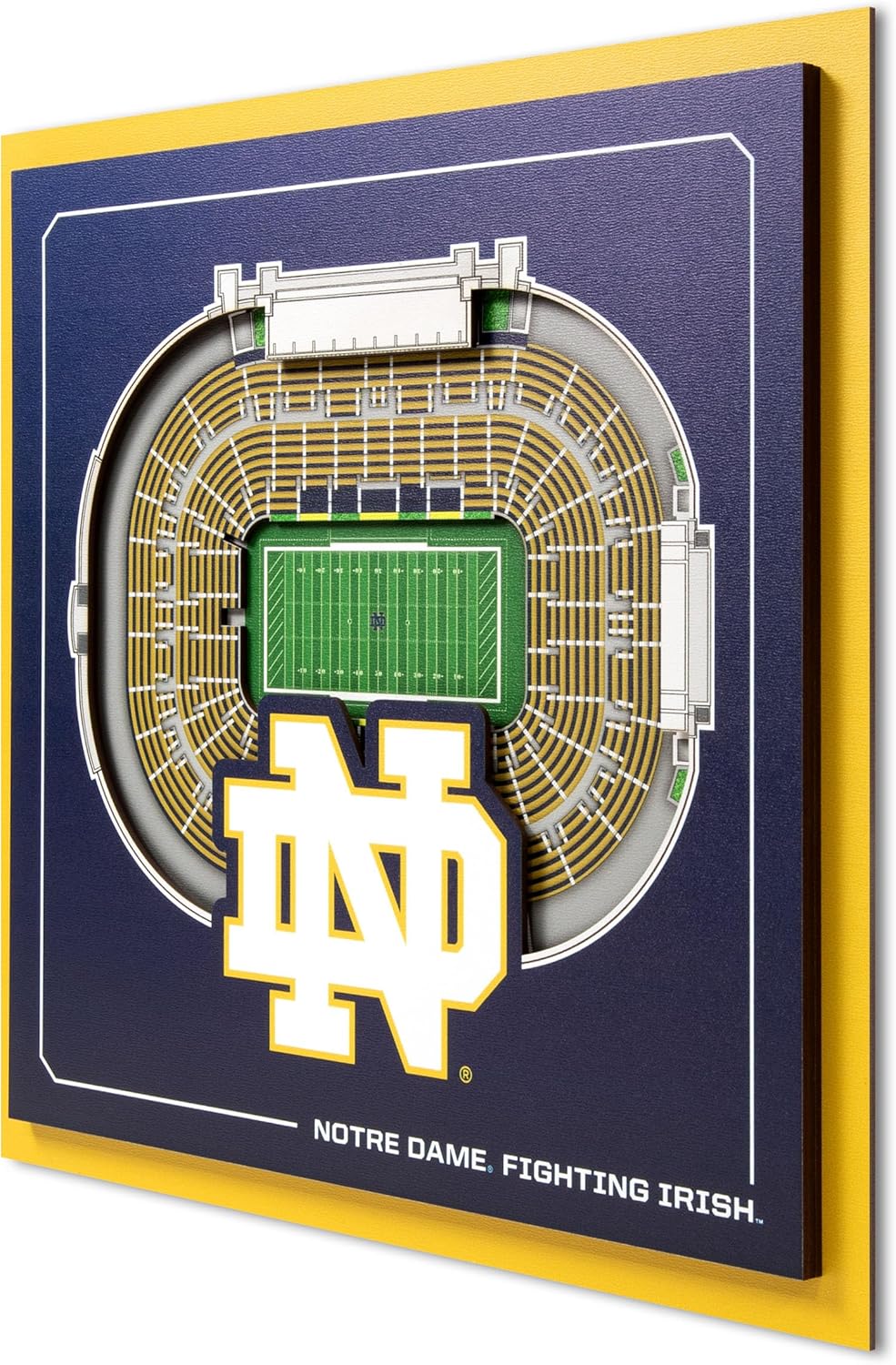 YouTheFan Officially-Licensed NCAA Stadium Series 3D Wall Art (12” x 12”)