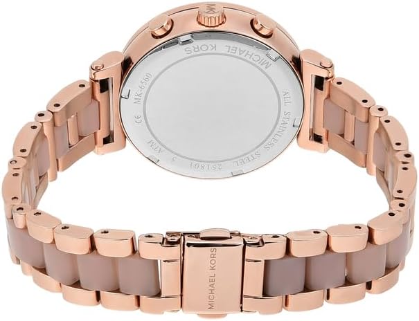 Thumbnail 4 de Orologio Michael Kors Sofie da donna con movimento cronografo e cassa in acciaio inox (oro rosso)