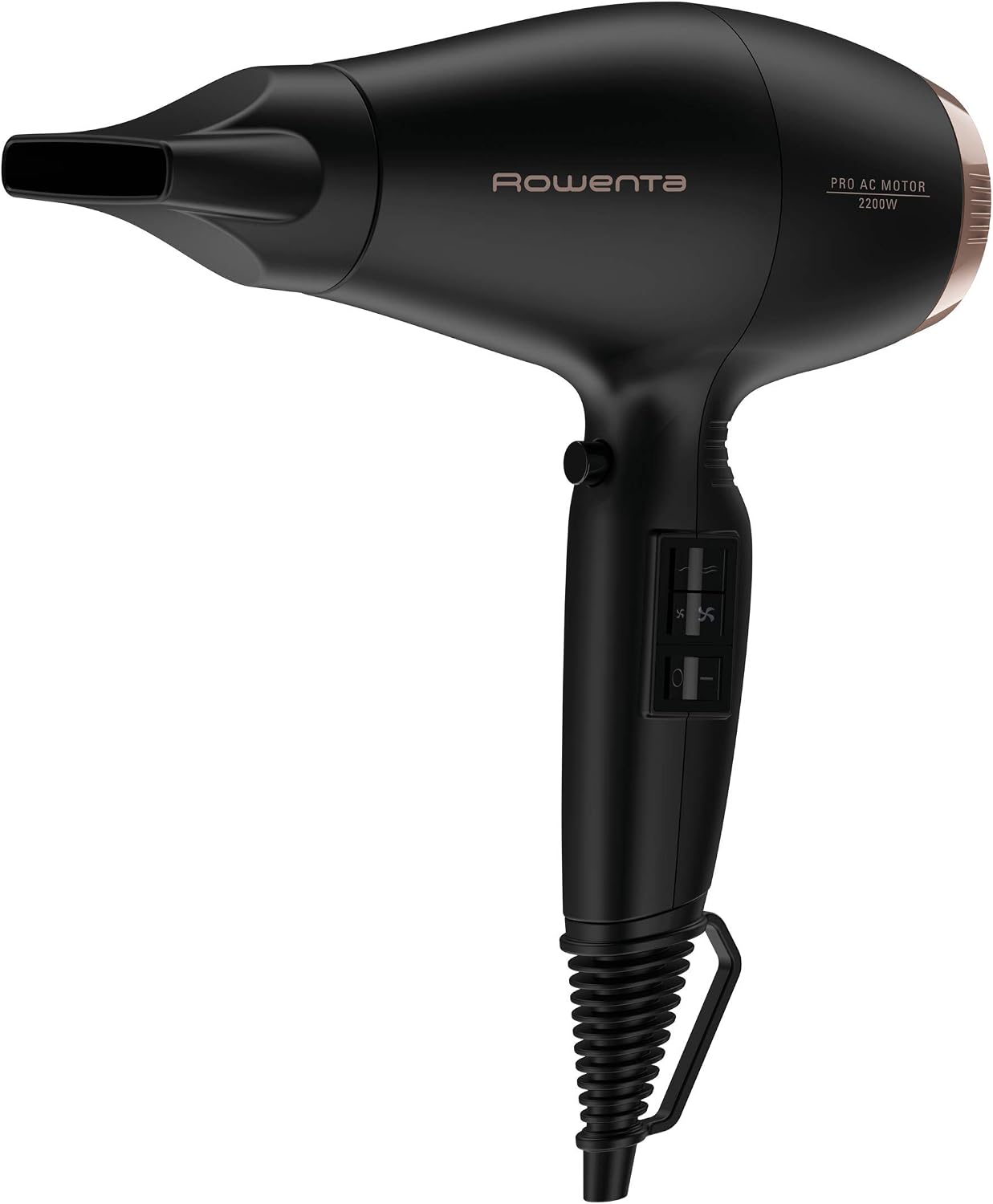 Detalle de Rowenta Compact Pro+ CV6930 hårtork, 2 200 W, växelströmsmotor och 9 mm munstycke