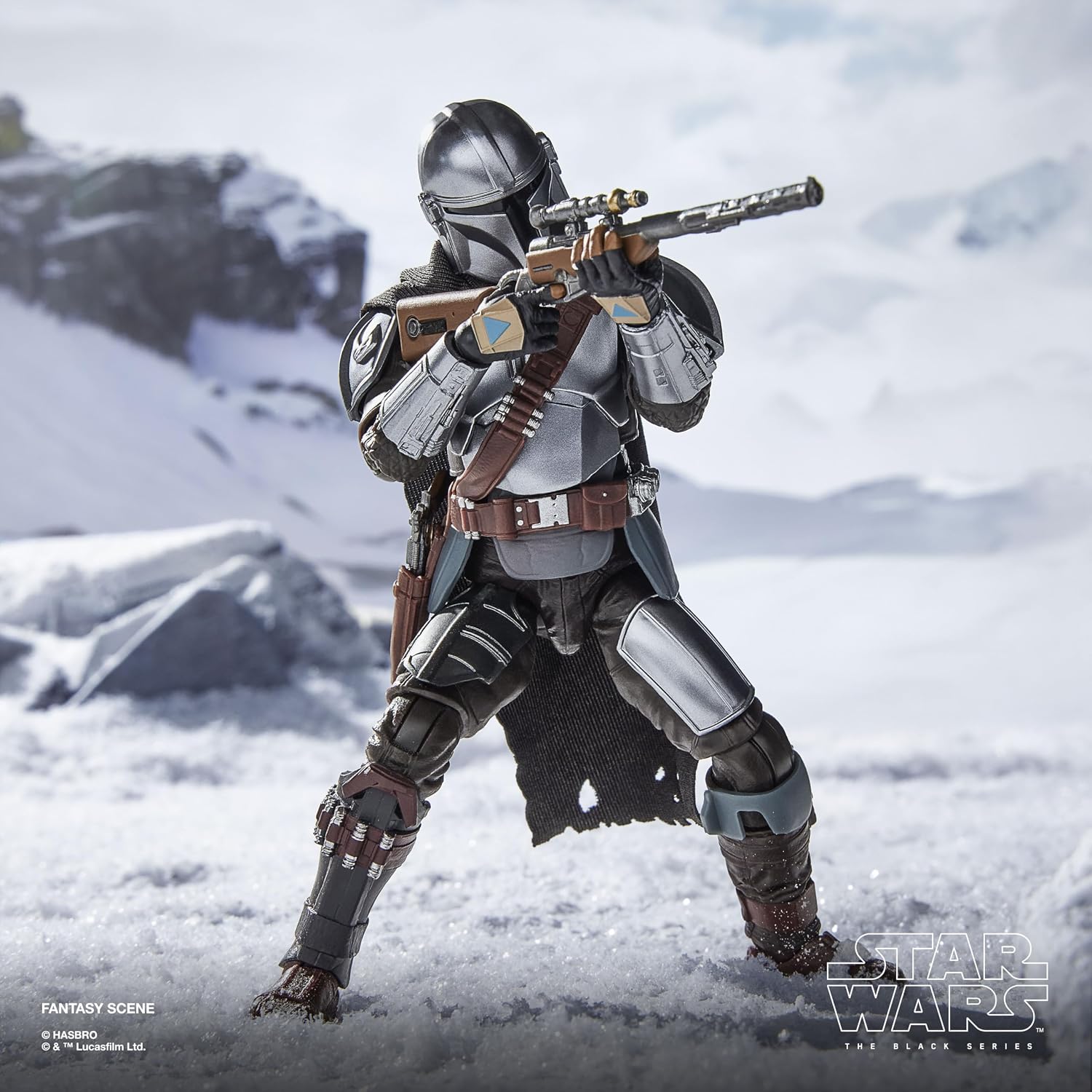 Detalle de Star Wars The Black Series The Mandalorian & Grogu Deluxe-actiefiguur van 15 cm