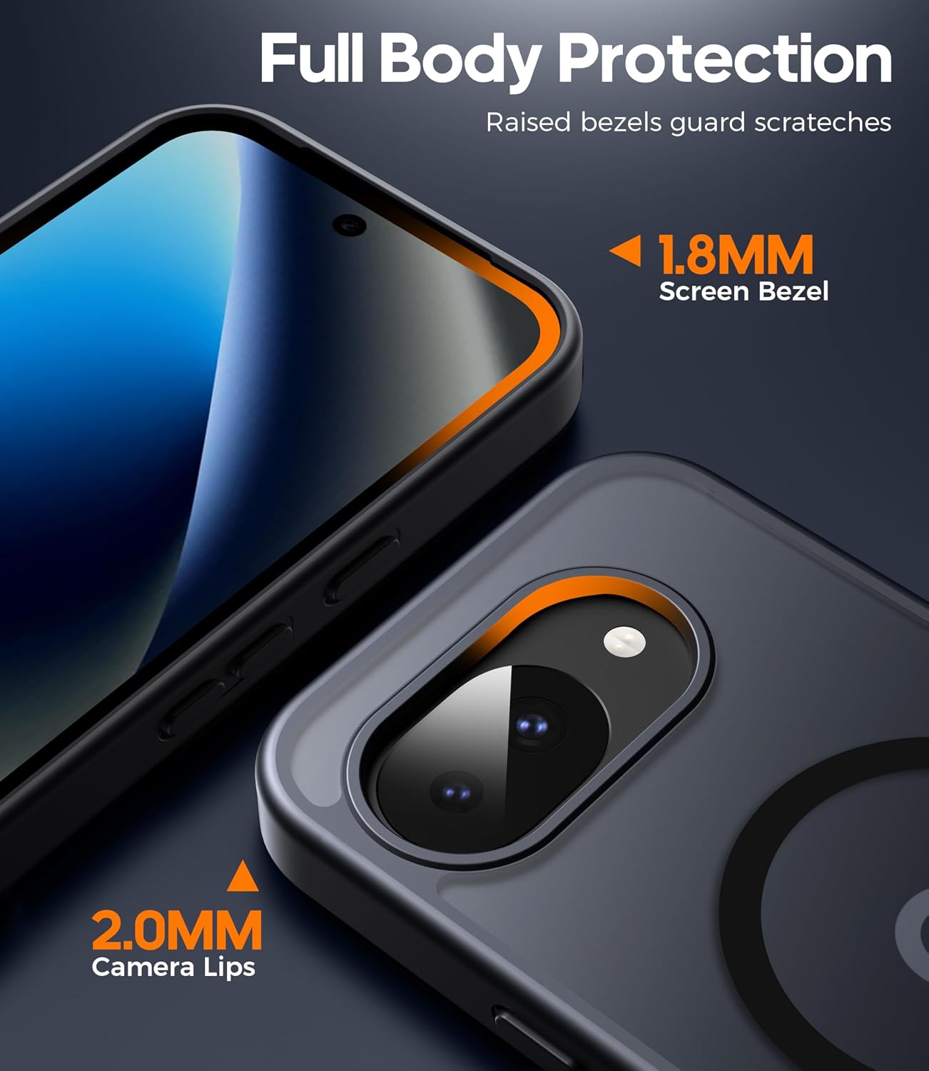Thumbnail 2 de Opkiegrn Pixel 10a case 2 screen protectors