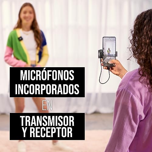 Detalle de RØDE Wireless ME: sistema de micrófonía inalámbrica ultracompacto con micrófonos integrados