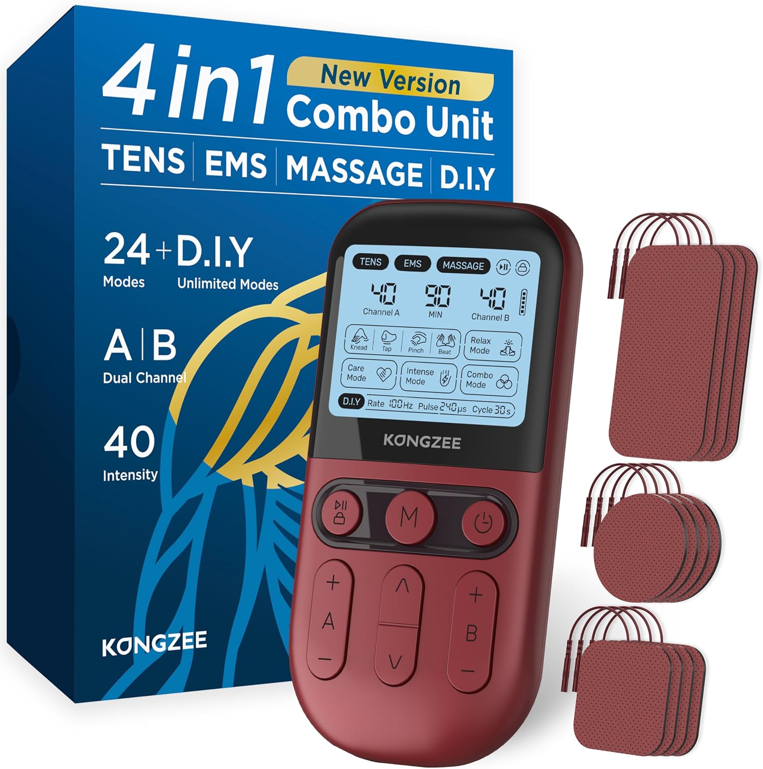 Thumbnail 6 de 4-in-1 DIY TENS EMS Muskelstimulator