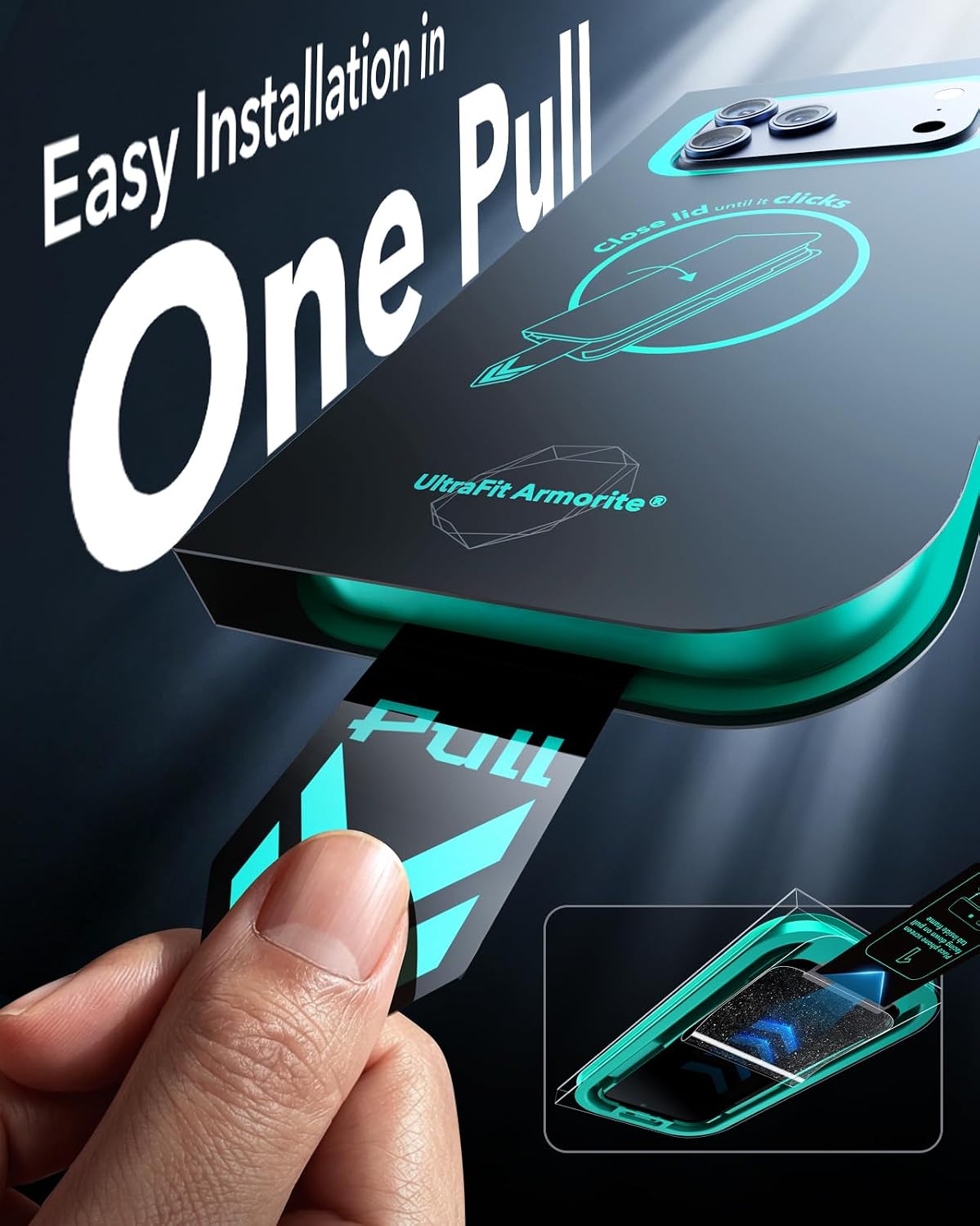 Thumbnail 4 de ESR Armorite Privacy Screen Protector for iPhone 18 Pro Max, 3-Pack, 9H+ Glass