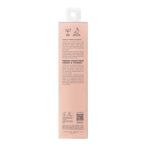 Detalle de e.l.f. Dual-Ended Cream + Powder Brush: All-in-One Tool for Cream and Powder Makeup
