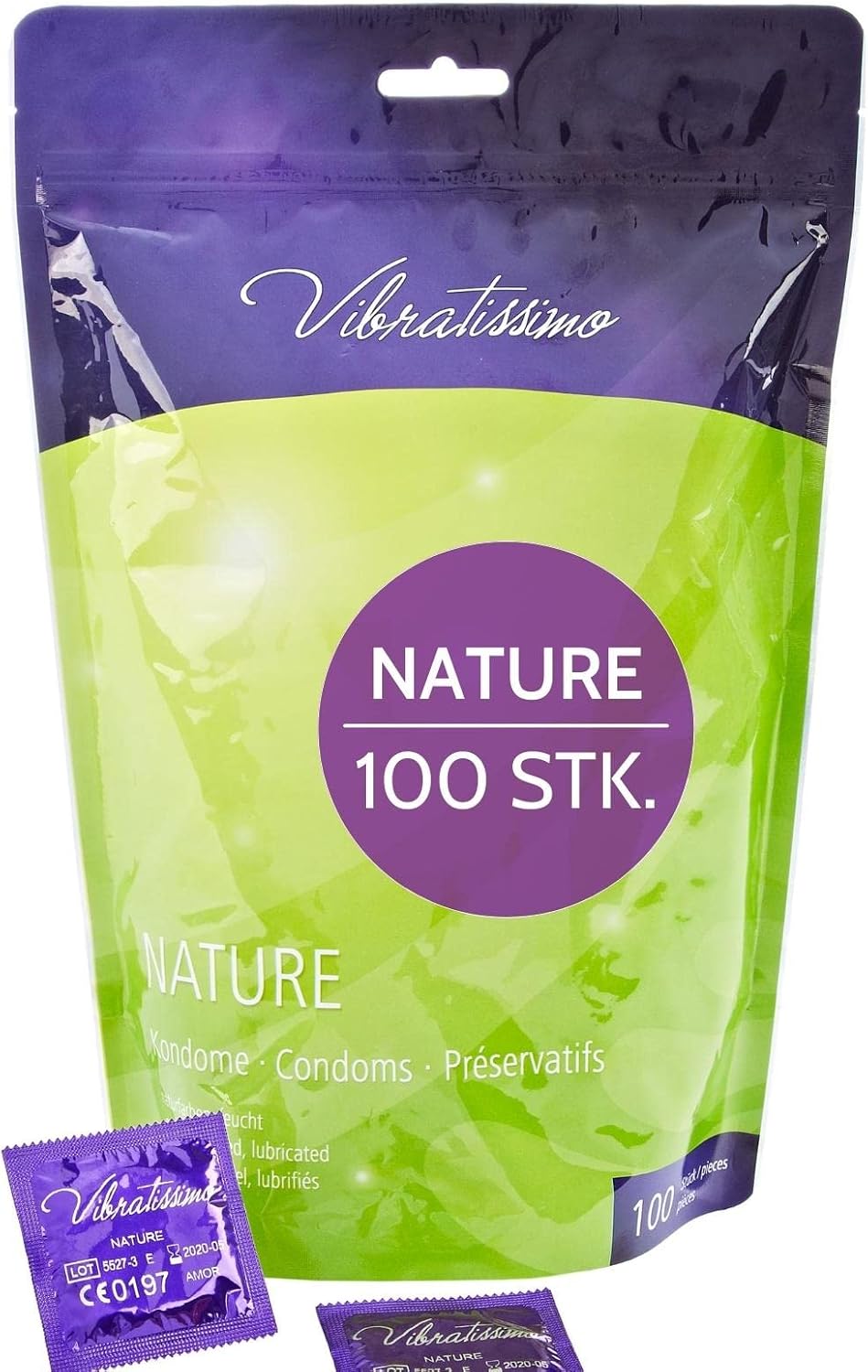 Detalle de VIBRATISSIMO Nature Kondome 53 mm