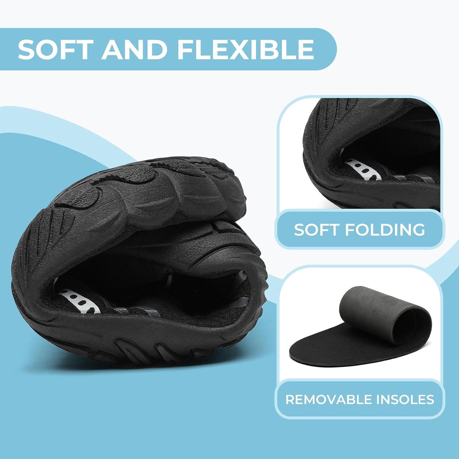 Detalle de Mishansha Unisex Sport Acquatici Scarpe: leggerezza, protezione e praticità per spiaggia, surf e immersioni