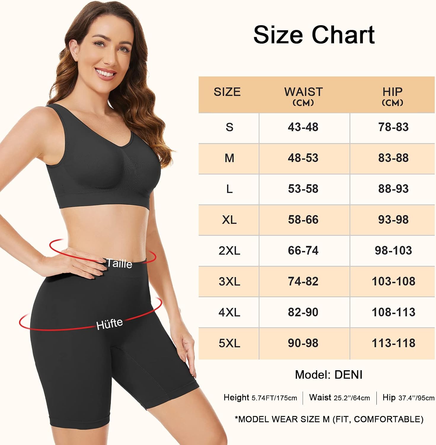 Thumbnail 5 de SIHOHAN Cycliste Femme short anti‑frottement