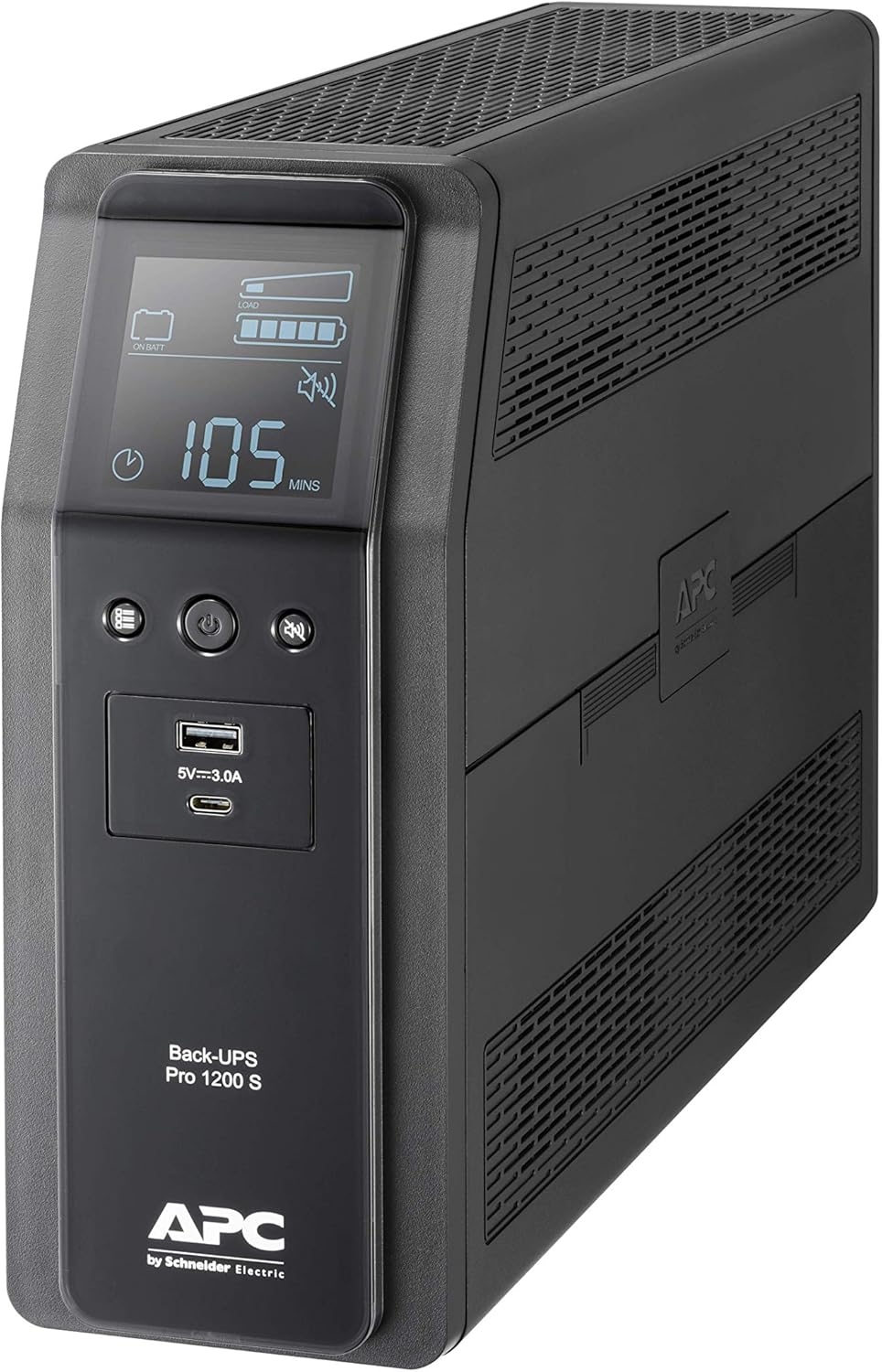 Detalle de APC Power-Saving Back-UPS PRO BR900G-FR – Onduleur 900VA avec AVR, 6 prises FR, USB et logiciel d’arrêt