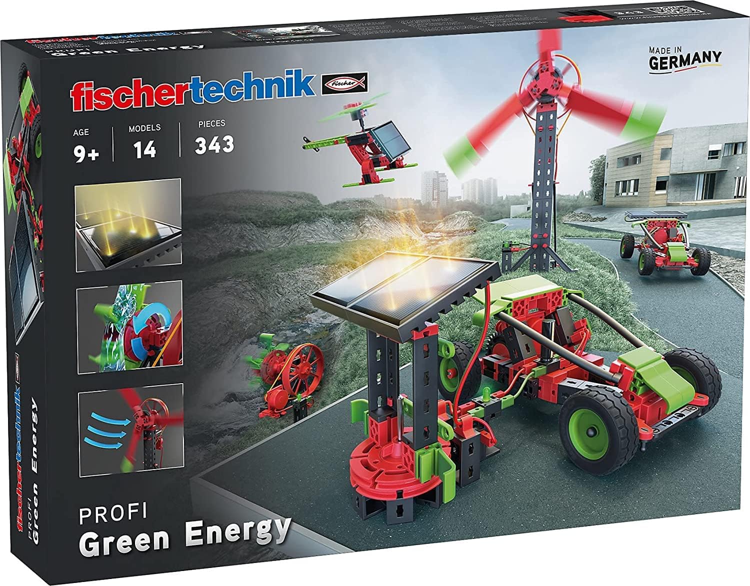 Detalle de Fischertechnik Profi Green Energy 559879: Kit educativo sull’energia rinnovabile per bambini dai 9 anni
