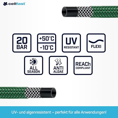 Thumbnail 2 de Cellfast 5901828850073 manguera de jardín verde de 20 m (tres capas)