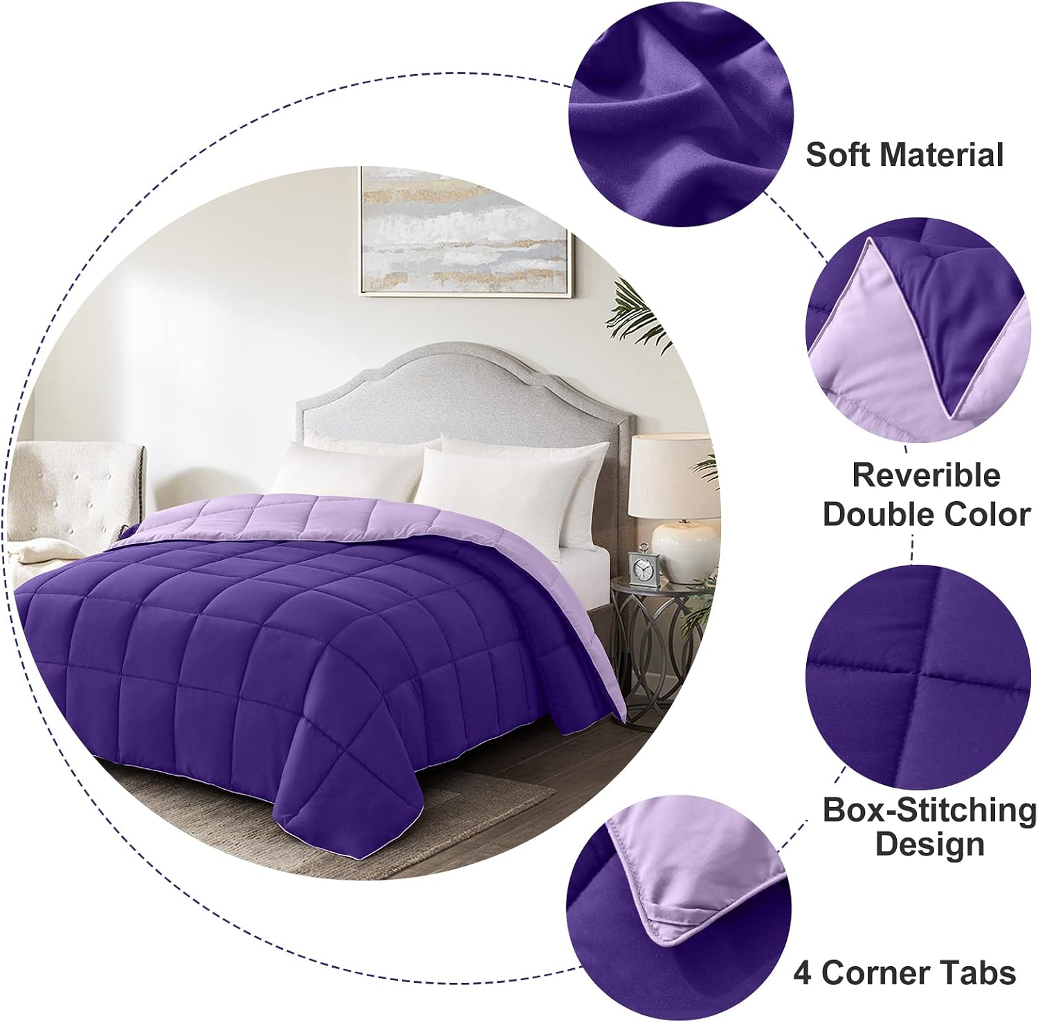 Detalle 2 de Homelike Moment Comforter, Queen Size