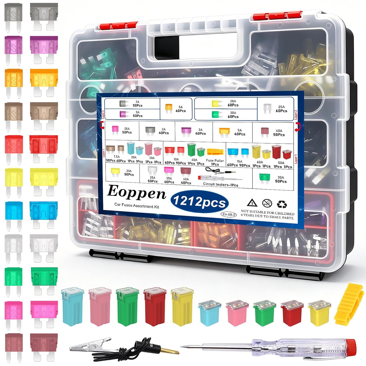 Thumbnail 6 de Eoppen Car Fuse Kit, Zinc Alloy