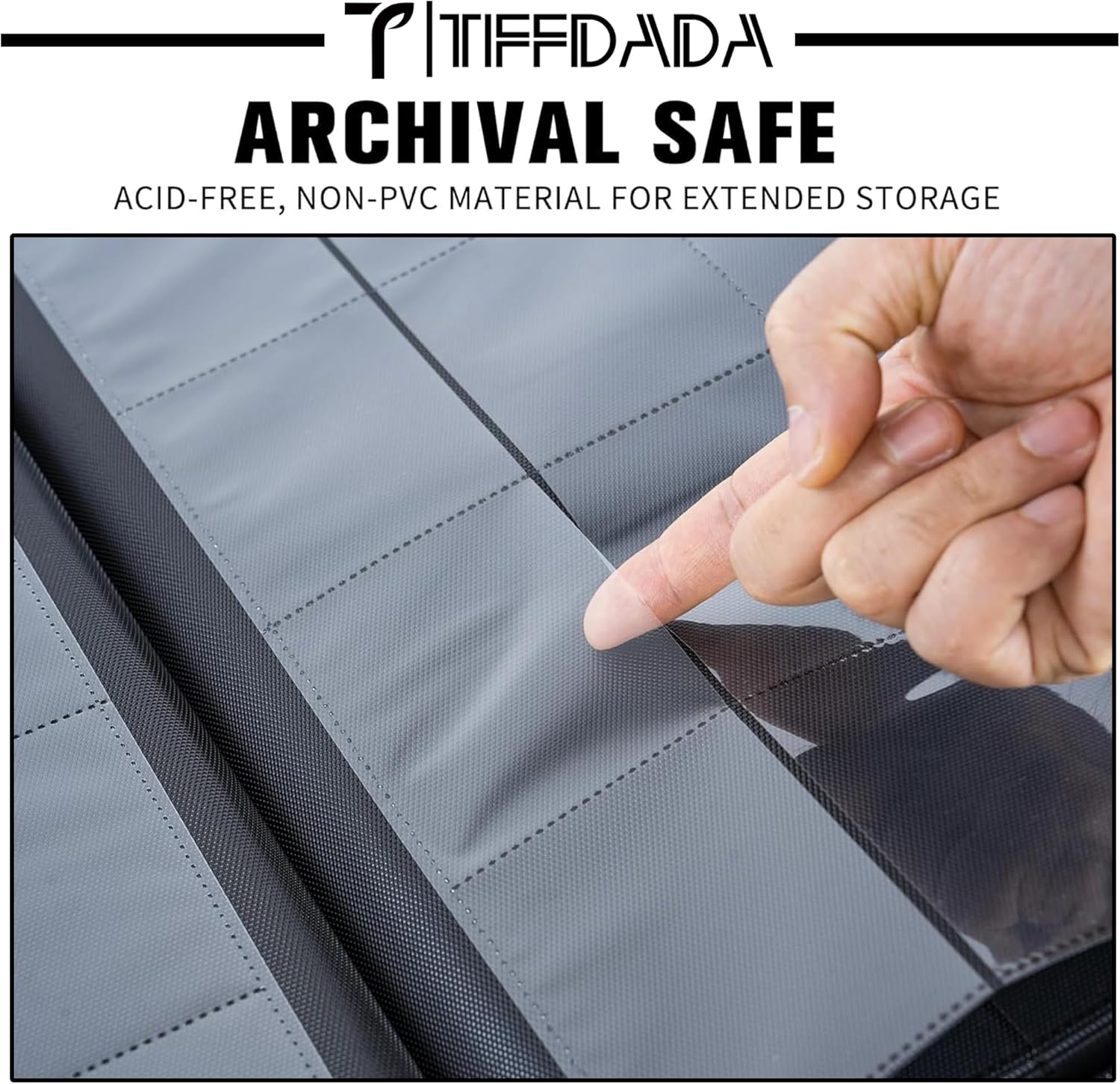 Thumbnail 3 de Premium Trading Card Binder, 20 Pocket: Holds Up to 2000 Cards with Ringless 50 Double-Sided Sleeves