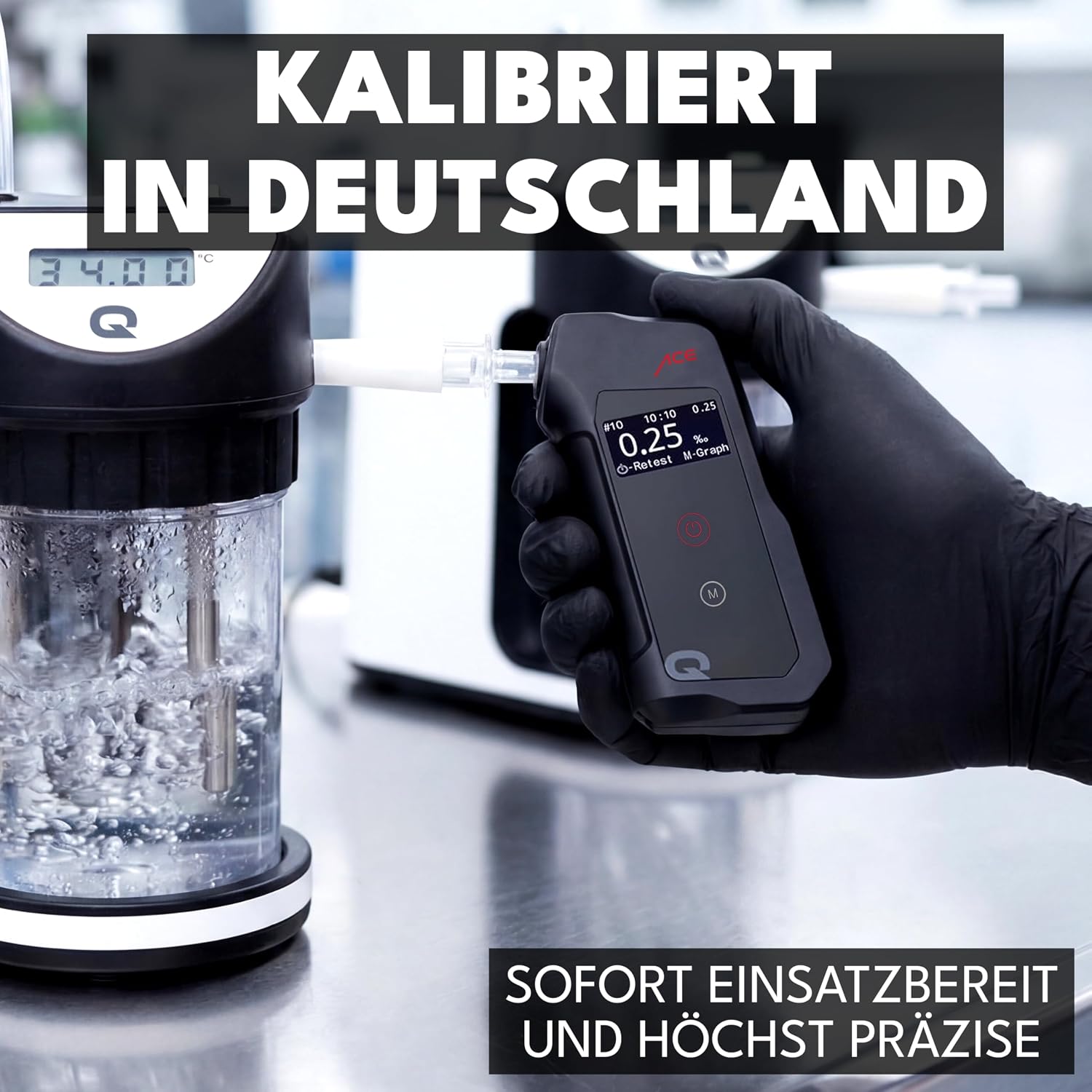 Thumbnail 3 de ACE Q Alkoholtester 98,7% Richtigkeit
