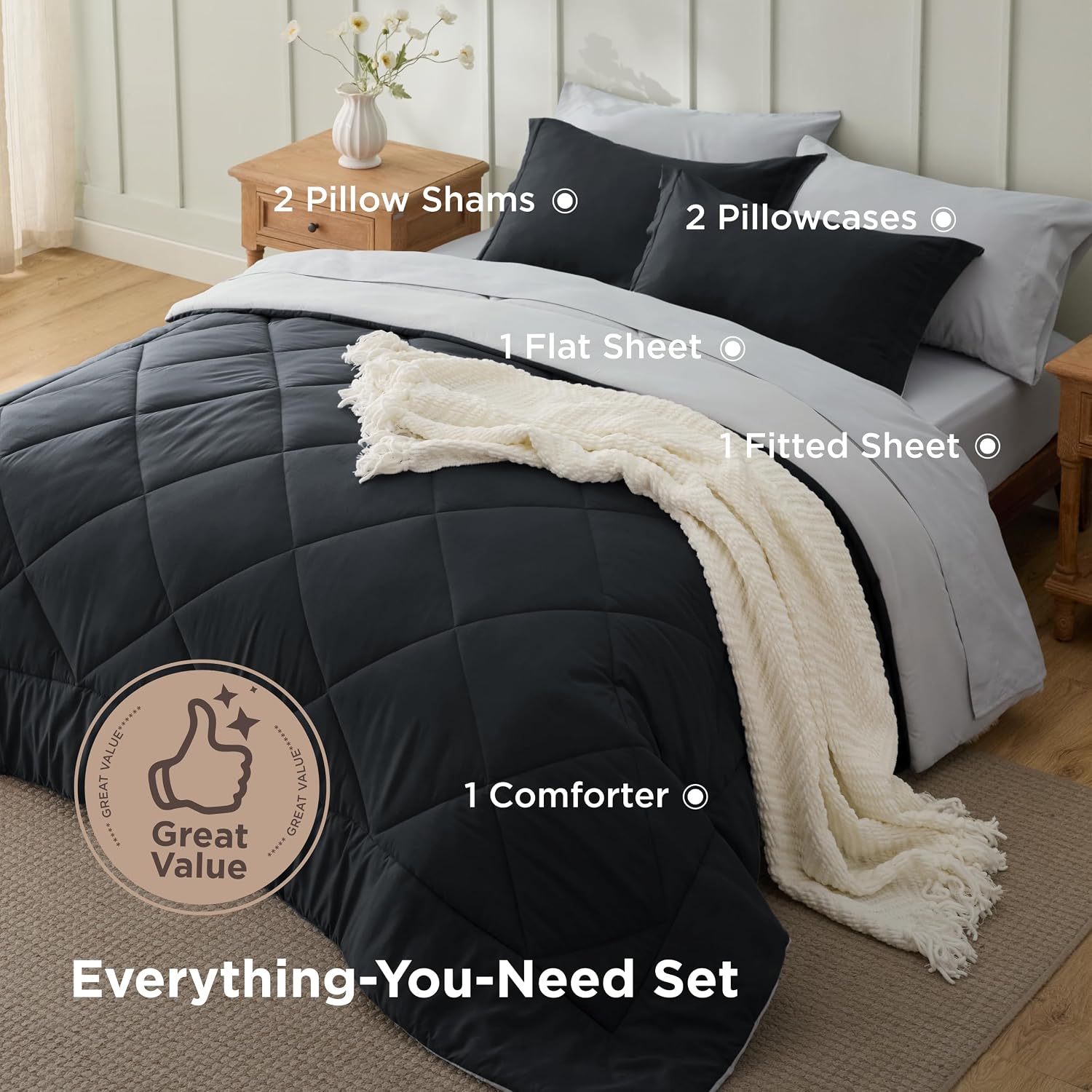 Thumbnail 2 de Bedsure King bedding set