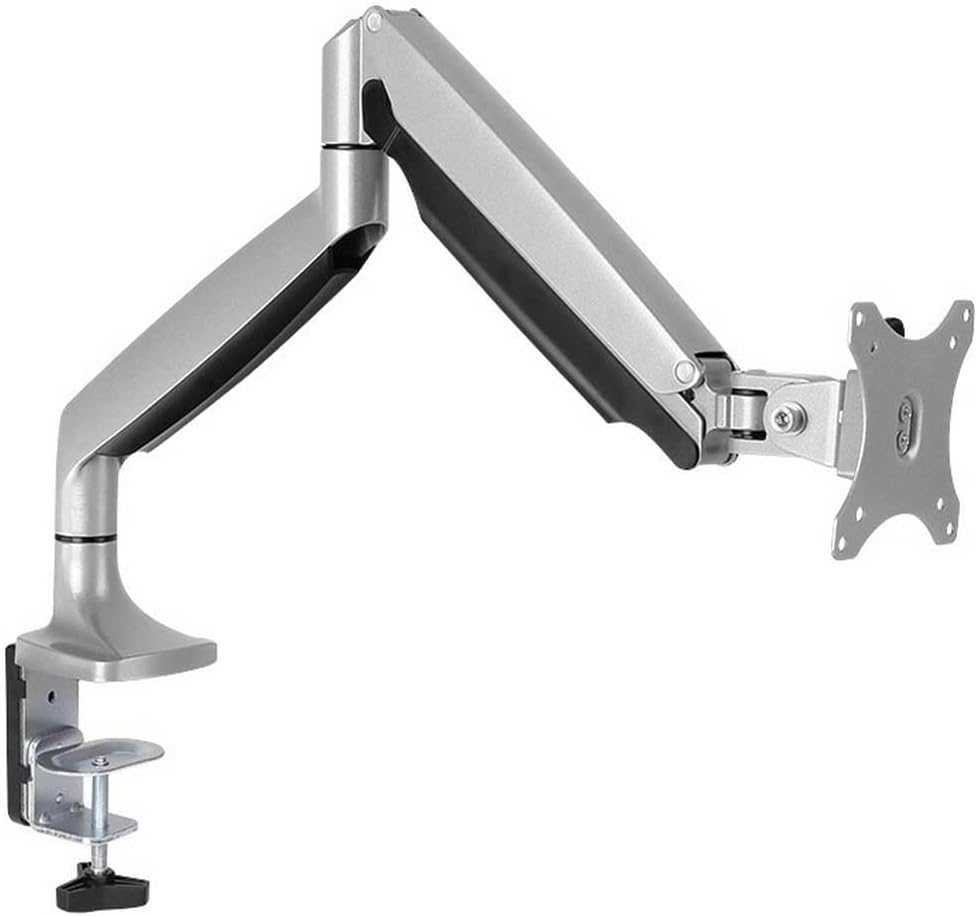 Detalle de LogiLink BP0042 – aluminiowy uchwyt do monitora 13–32″ ze sprężyną gazową