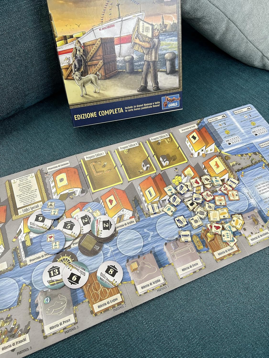 Detalle 1 de Asmodee Le Havre gioco da tavolo 1-5