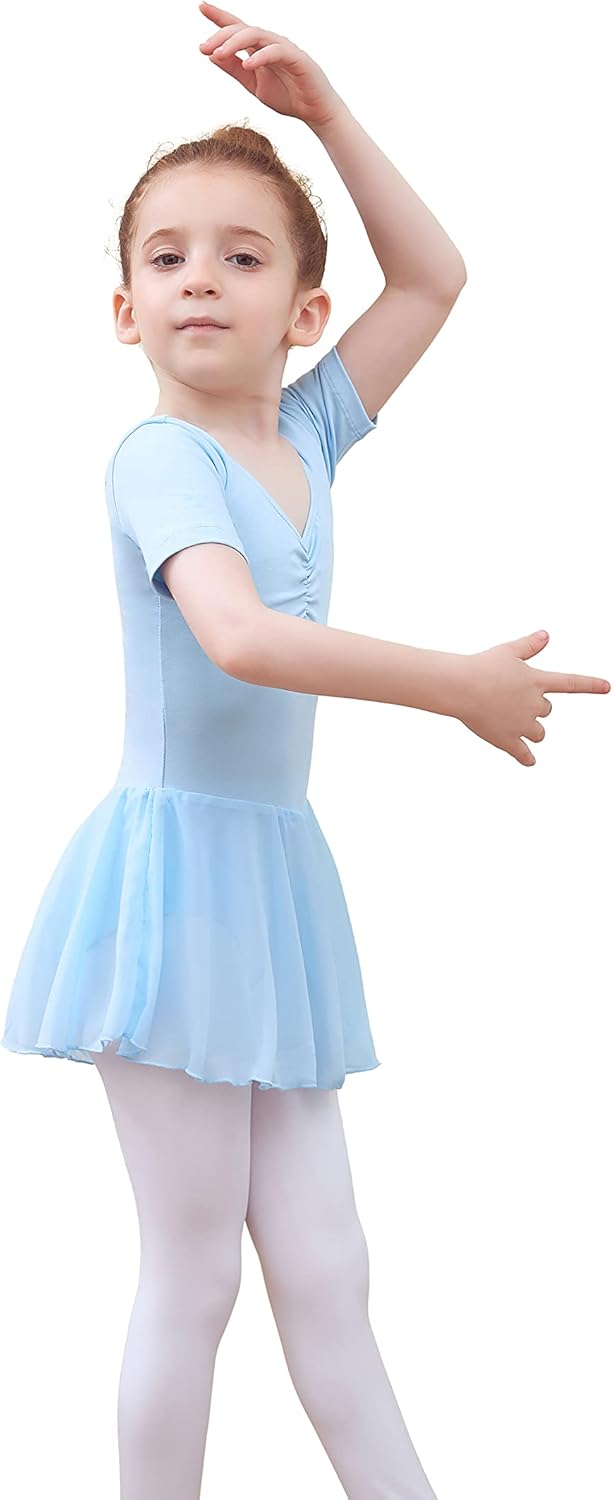 Thumbnail 6 de Tancefair Ragazza Vestito da Balletto Body Danza Tutu: outfit completo in cotone e chiffon