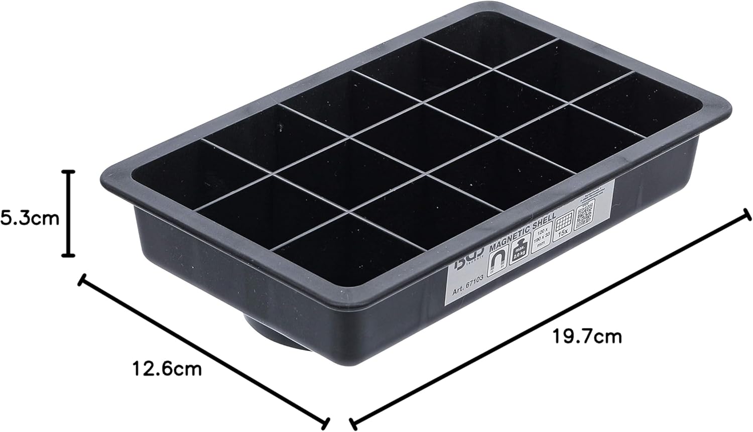 Thumbnail 4 de BGS 67103 bol magnétique à 15 compartiments (120 x 190 mm)
