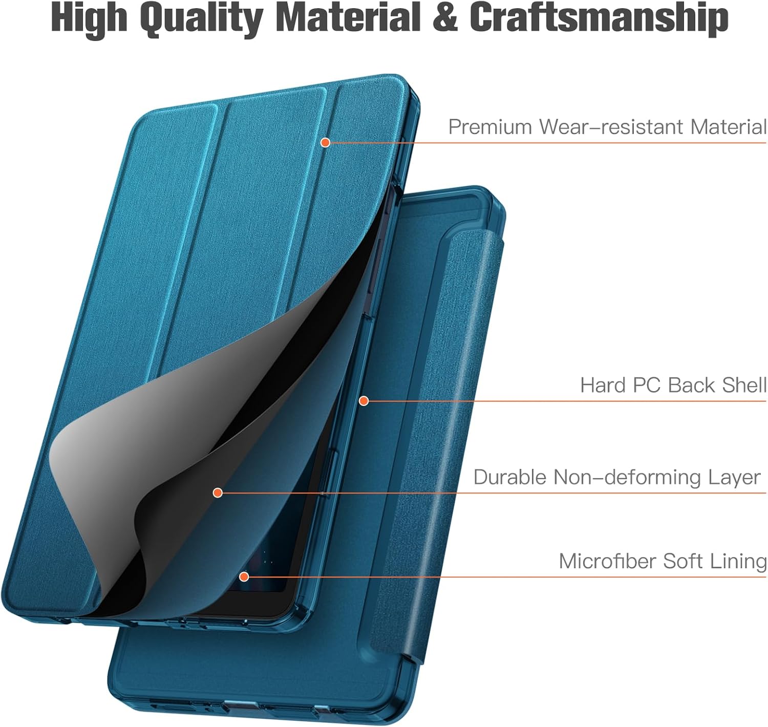 Thumbnail 6 de FINTIE Custodia Slim per Samsung Galaxy Tab A11/A9 8.7" (2025/2023) - Teal