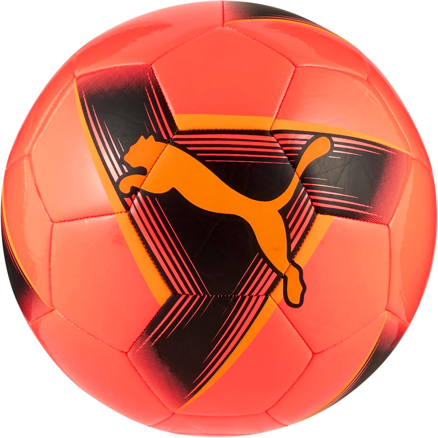 Detalle de PUMA Prestige ball: pelota de entrenamiento unisex Heat Fire (PUMA Black-Glowing Red)