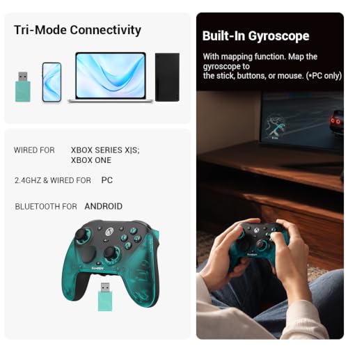 Detalle de GameSir G7 Pro Controller 1000Hz Edition Aimlabs – Stazione Ricarica e Display per Xbox Series X|S, Xbox One, PC e Android