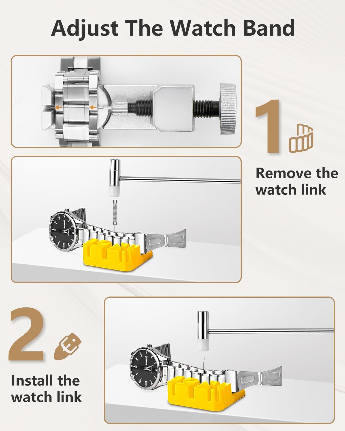 Detalle 2 de EasyTime ETU-W149IN1-01 Watch Repair Kit, 149-Piece Set with Case Opener