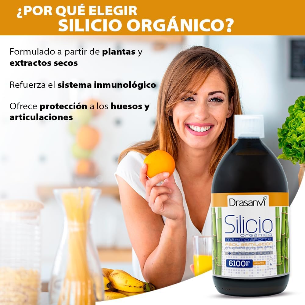 Detalle 2 de DRASANVI Silicio Orgánico 6.100 mg por dosis