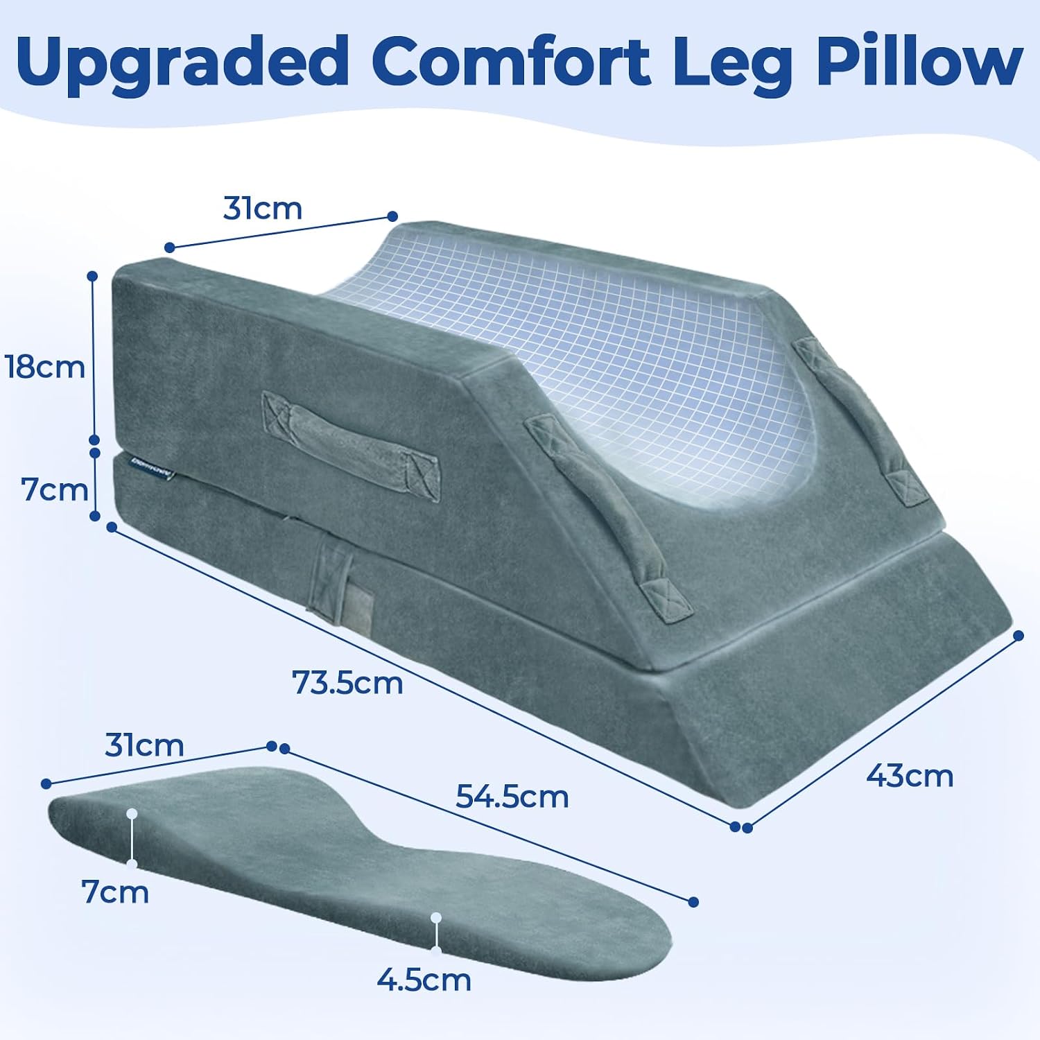 Detalle de KingPavonini 4-leg elevation pillow