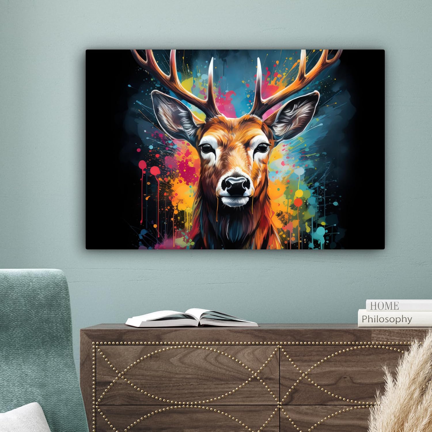 Thumbnail 4 de MuchoWow Impression sur Toile 60x40 cm
