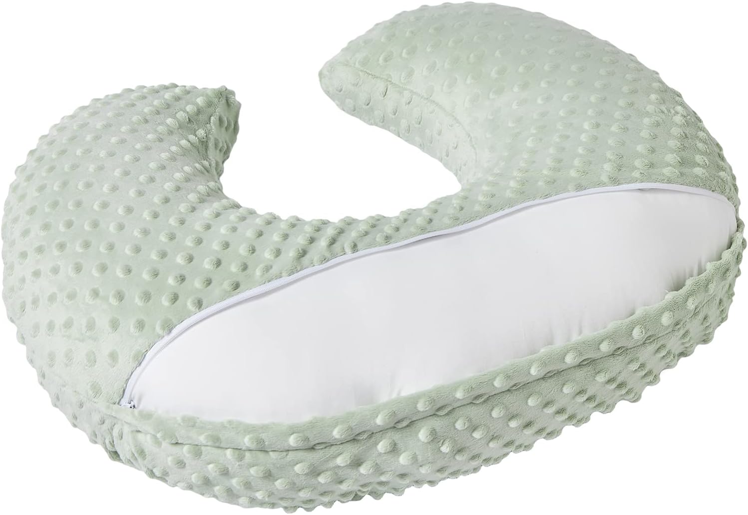 Detalle 2 de QUENESS BABY QB-NP-001 Nursing Pillow with Removable Green Cover