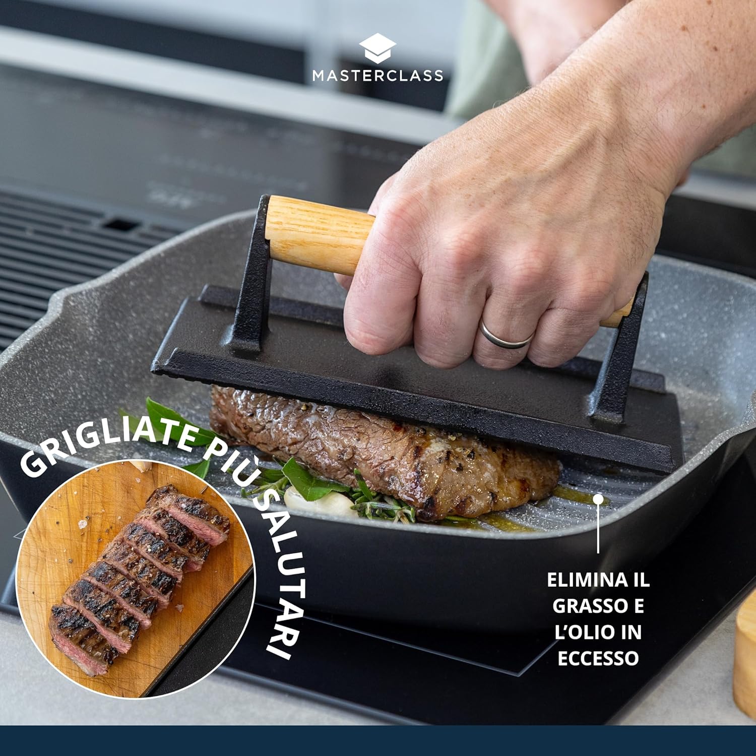 Thumbnail 3 de MasterClass Pressa per griglia 21 cm
