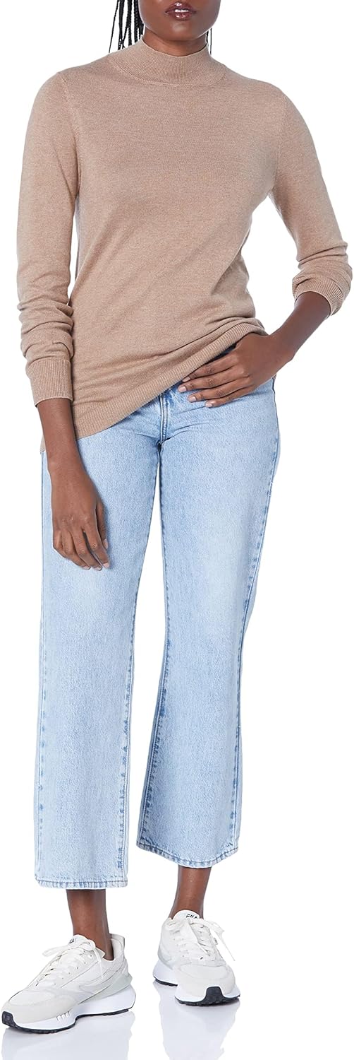 Thumbnail 3 de Amazon Essentials Damen Pullover mit Stehkragen in Übergröße – Leichte Baumwollmischung