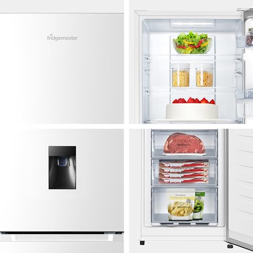 Detalle de Fridgemaster MC55251DE 55cm Freestanding Fridge Freezer with Water Dispenser (256 L)