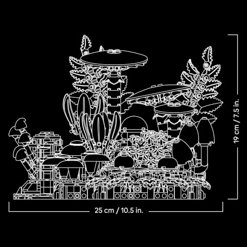 Thumbnail 7 de LEGO Botanicals Woodland Mushrooms (11505) – Adult DIY Decor